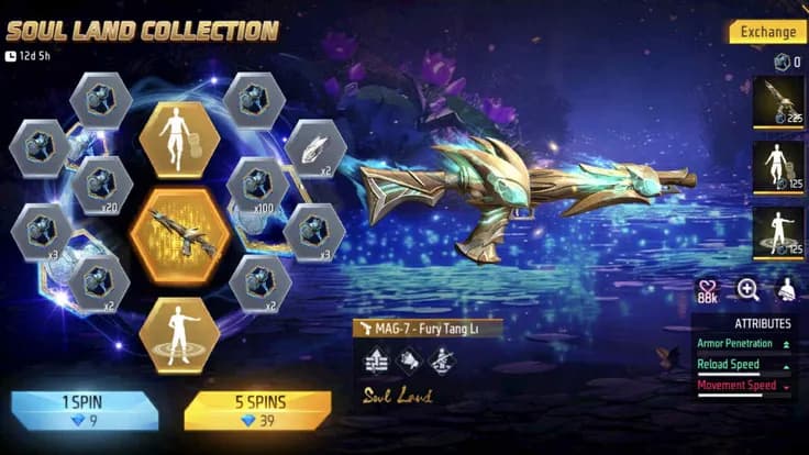 Cara Dapatkan MAG-7 SG FF × Soul Land Free Fire