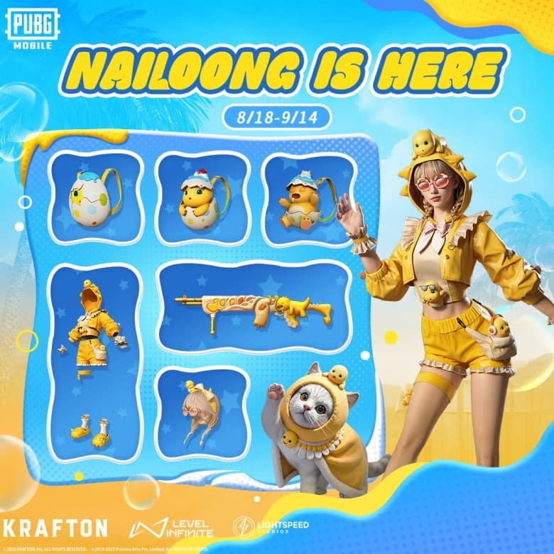 PUBG Mobile x Nailoong: Kolaborasi Imut dengan Kostum Eksklusif