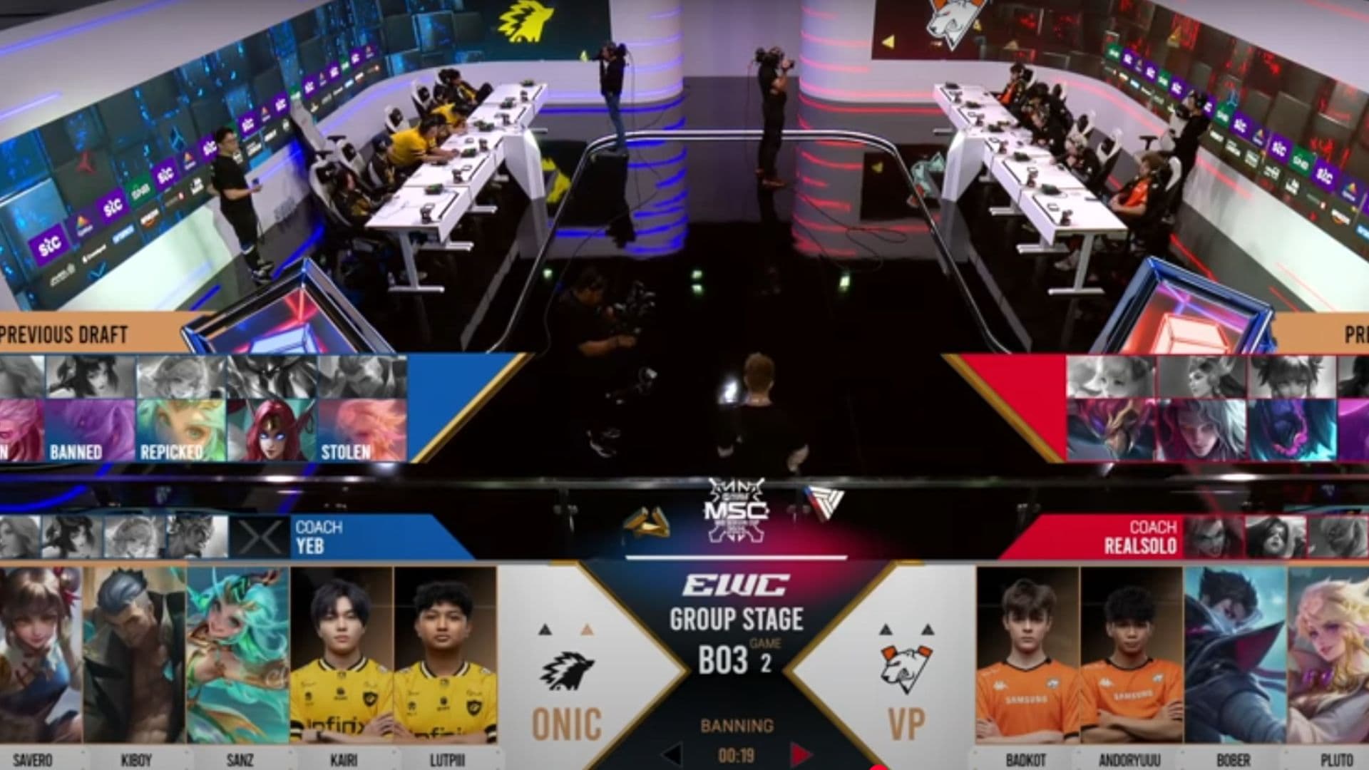 Laga Krusial Onic ID vs Virtus.pro di MSC x EWC 2025 Hari Ini!